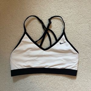 White Nike Sports Bra
